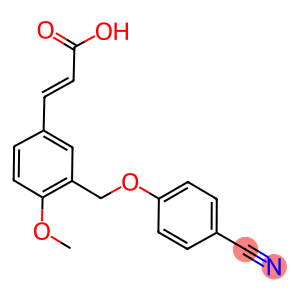 (2E)-3-(3-[(4-CYANOPHENOXY)METHYL]-4-METHOXYPHENYL)-2-PROPENOIC ACID