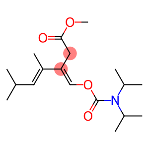 (3E,4E)-3-[[(Diisopropylamino)carbonyloxy]methylene]-4,6-dimethyl-4-heptenoic acid methyl ester