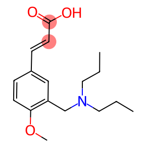 (2E)-3-(3-[(DIPROPYLAMINO)METHYL]-4-METHOXYPHENYL)-2-PROPENOIC ACID