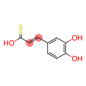 (E)-3-(3,4-Dihydroxyphenyl)propenethioic acid