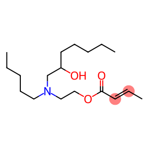 (E)-2-Butenoic acid 2-[N-(2-hydroxyheptyl)-N-pentylamino]ethyl ester
