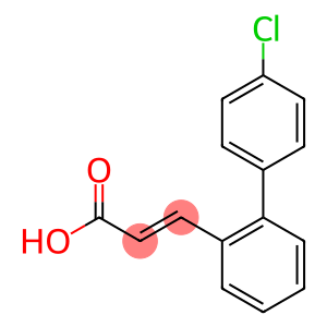 (E)-3-(2-(4-chlorophenyl)phenyl)acrylic acid