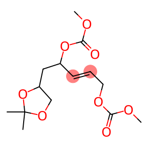 (2E)-1,4-Bis(methoxycarbonyloxy)-5-(2,2-dimethyl-1,3-dioxolan-4-yl)-2-pentene