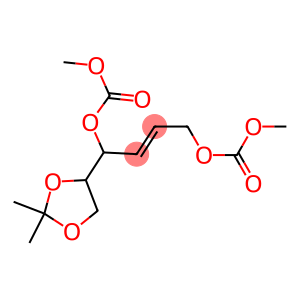 (2E)-1,4-Bis(methoxycarbonyloxy)-4-(2,2-dimethyl-1,3-dioxolan-4-yl)-2-butene