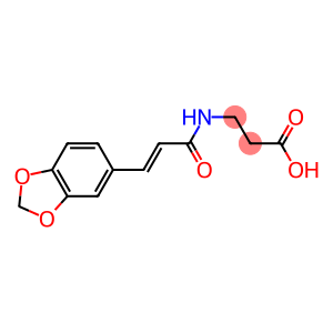 3-{[(2E)-3-(1,3-benzodioxol-5-yl)prop-2-enoyl]amino}propanoic acid