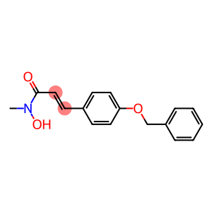 (E)-3-[4-Benzyloxyphenyl]-N-methyl-2-propenehydroxamic acid