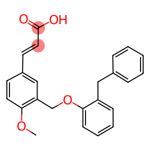 (2E)-3-(3-[(2-BENZYLPHENOXY)METHYL]-4-METHOXYPHENYL)-2-PROPENOIC ACID