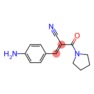 (2E)-3-(4-aminophenyl)-2-(pyrrolidin-1-ylcarbonyl)acrylonitrile