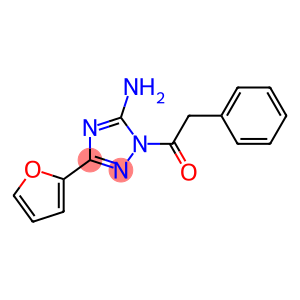 3-(2-furyl)-1-(phenylacetyl)-1H-1,2,4-triazol-5-amine