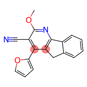 4-(2-furyl)-2-methoxy-5H-indeno[1,2-b]pyridine-3-carbonitrile