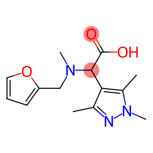 [(2-furylmethyl)(methyl)amino](1,3,5-trimethyl-1H-pyrazol-4-yl)acetic acid