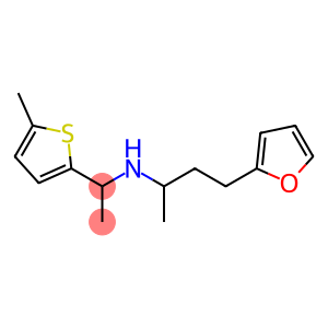 [4-(furan-2-yl)butan-2-yl][1-(5-methylthiophen-2-yl)ethyl]amine