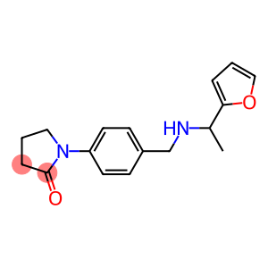 1-[4-({[1-(furan-2-yl)ethyl]amino}methyl)phenyl]pyrrolidin-2-one