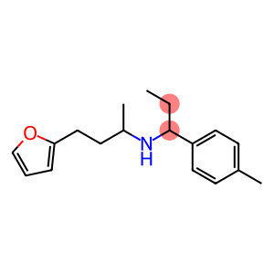 [4-(furan-2-yl)butan-2-yl][1-(4-methylphenyl)propyl]amine