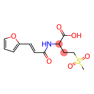 2-[3-(furan-2-yl)prop-2-enamido]-4-methanesulfonylbutanoic acid