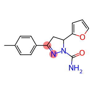 5-(Furan-2-yl)-3-p-tolyl-4,5-dihydro-1H-pyrazole-1-carboxamide