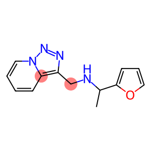 [1-(furan-2-yl)ethyl]({[1,2,4]triazolo[3,4-a]pyridin-3-ylmethyl})amine