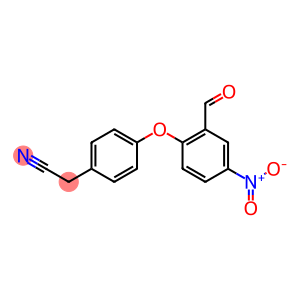 2-[4-(2-formyl-4-nitrophenoxy)phenyl]acetonitrile