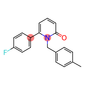 6-(4-FLUOROPHENYL)-1-(4-METHYLBENZYL)PYRIDIN-2(1H)-ONE