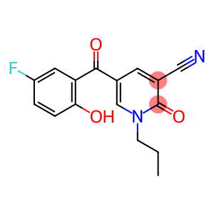 5-(5-FLUORO-2-HYDROXYBENZOYL)-2-OXO-1-PROPYL-1,2-DIHYDROPYRIDINE-3-CARBONITRILE
