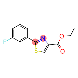 2-(3-FLUOROPHENYL)THIAZOLE-4-CARBOXYLIC ACID ETHYL ESTER, 95+%