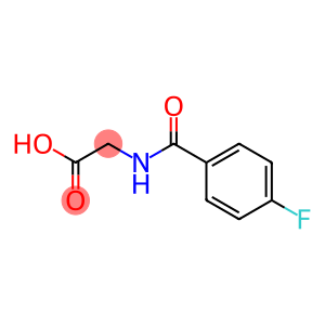 2-[(4-fluorobenzoyl)amino]acetic acid