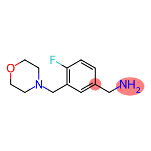[4-fluoro-3-(morpholin-4-ylmethyl)phenyl]methanamine