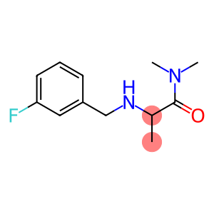 2-{[(3-fluorophenyl)methyl]amino}-N,N-dimethylpropanamide