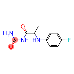{2-[(4-fluorophenyl)amino]propanoyl}urea