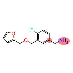 {4-fluoro-3-[(furan-2-ylmethoxy)methyl]phenyl}methanamine