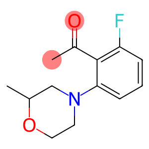 1-[2-fluoro-6-(2-methylmorpholin-4-yl)phenyl]ethan-1-one