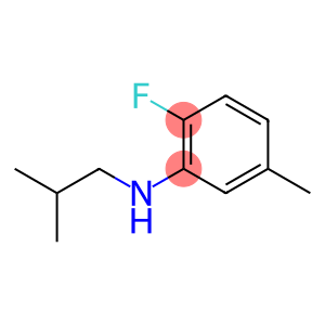 2-fluoro-5-methyl-N-(2-methylpropyl)aniline