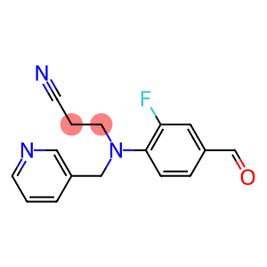 3-[(2-fluoro-4-formylphenyl)(pyridin-3-ylmethyl)amino]propanenitrile