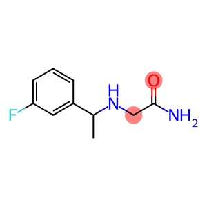 2-{[1-(3-fluorophenyl)ethyl]amino}acetamide