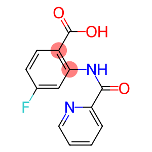 4-fluoro-2-[(pyridin-2-ylcarbonyl)amino]benzoic acid