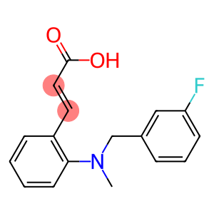 3-(2-{[(3-fluorophenyl)methyl](methyl)amino}phenyl)prop-2-enoic acid