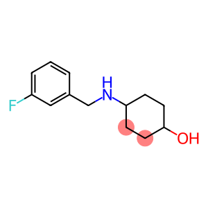 4-{[(3-fluorophenyl)methyl]amino}cyclohexan-1-ol