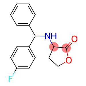 3-{[(4-fluorophenyl)(phenyl)methyl]amino}oxolan-2-one