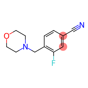 3-fluoro-4-(morpholin-4-ylmethyl)benzonitrile