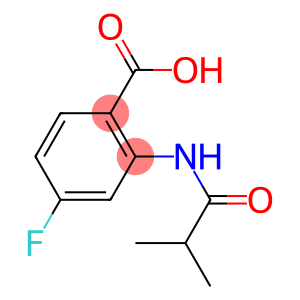 4-fluoro-2-(isobutyrylamino)benzoic acid