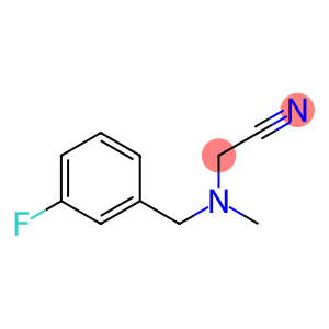 2-{[(3-fluorophenyl)methyl](methyl)amino}acetonitrile