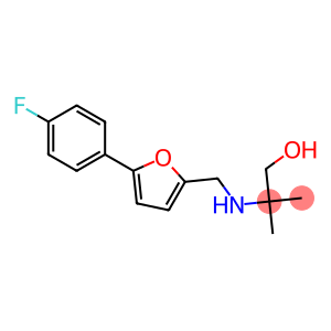 2-({[5-(4-fluorophenyl)furan-2-yl]methyl}amino)-2-methylpropan-1-ol