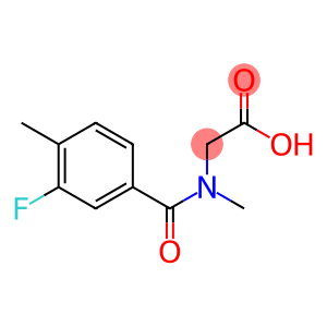 [(3-fluoro-4-methylbenzoyl)(methyl)amino]acetic acid