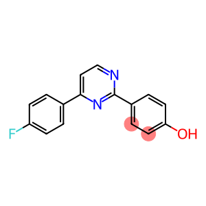 4-[4-(4-fluorophenyl)-2-pyrimidinyl]benzenol