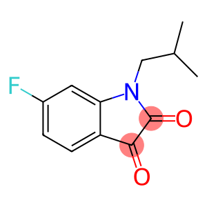 6-fluoro-1-(2-methylpropyl)-2,3-dihydro-1H-indole-2,3-dione