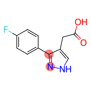 3-(4-Fluorophenyl)-1H-pyrazole-4-acetic acid