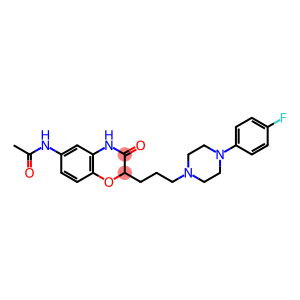2-[3-[4-(4-Fluorophenyl)piperazin-1-yl]propyl]-6-acetylamino-2H-1,4-benzoxazin-3(4H)-one