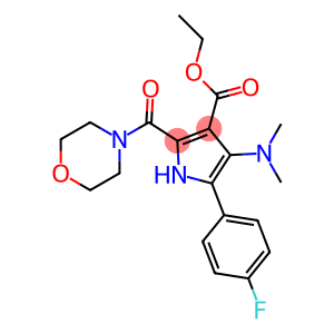 5-(4-Fluorophenyl)-4-dimethylamino-2-(morpholinocarbonyl)-1H-pyrrole-3-carboxylic acid ethyl ester