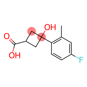 3-(4-Fluoro-2-Methyl-phenyl)-3-hydroxy-cyclobutanecarboxylic acid