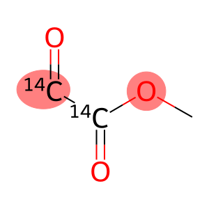 GLYOXALIC ACID METHYL ESTER, [14C(U)]